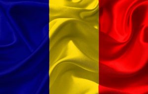 les couleurs du drapeau de la Roumanie
